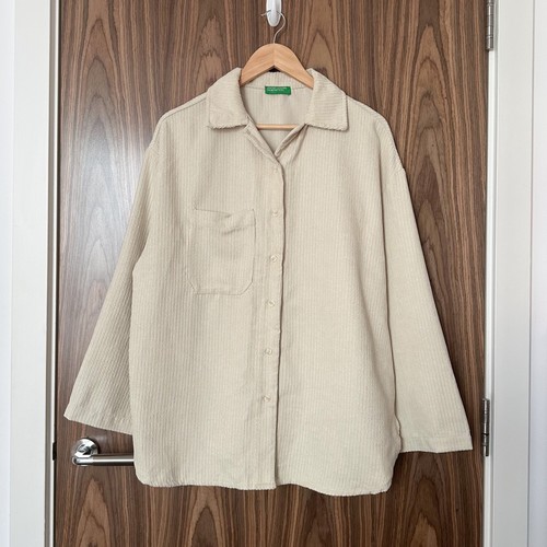Camicia benetton panna beige - benetton,