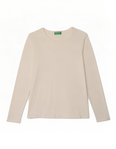 Top donna benetton manica - top,